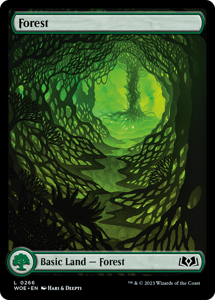 Forest (266) (Full-Art) [Wilds of Eldraine] | Nerdhalla Games