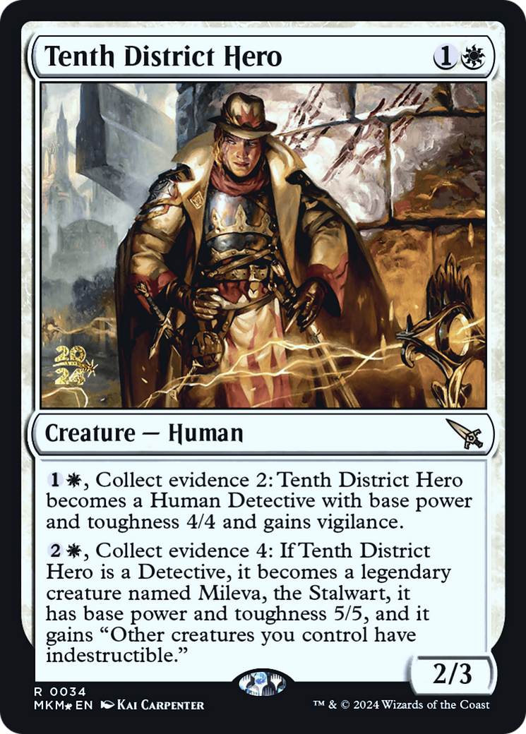 Tenth District Hero [Murders at Karlov Manor Prerelease Promos] | Nerdhalla Games