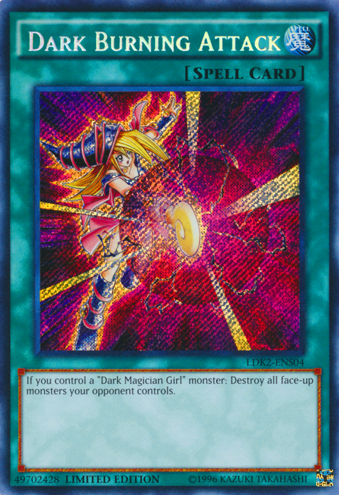 Dark Burning Attack [LDK2-ENS04] Secret Rare | Nerdhalla Games