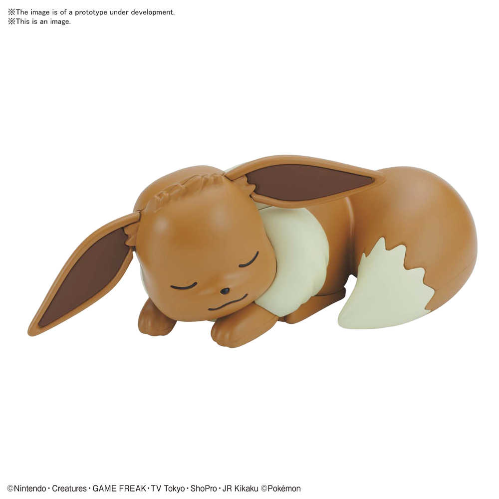 Pokemon 07 Eevee Sleeping Pose Quick Model Kit | Nerdhalla Games