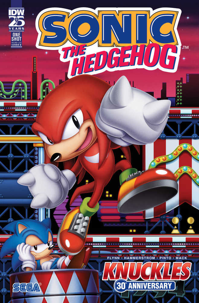 Sonic The Hedgehog Knuckles 30th Annual Special #1 Cover B Hughes | Nerdhalla Games