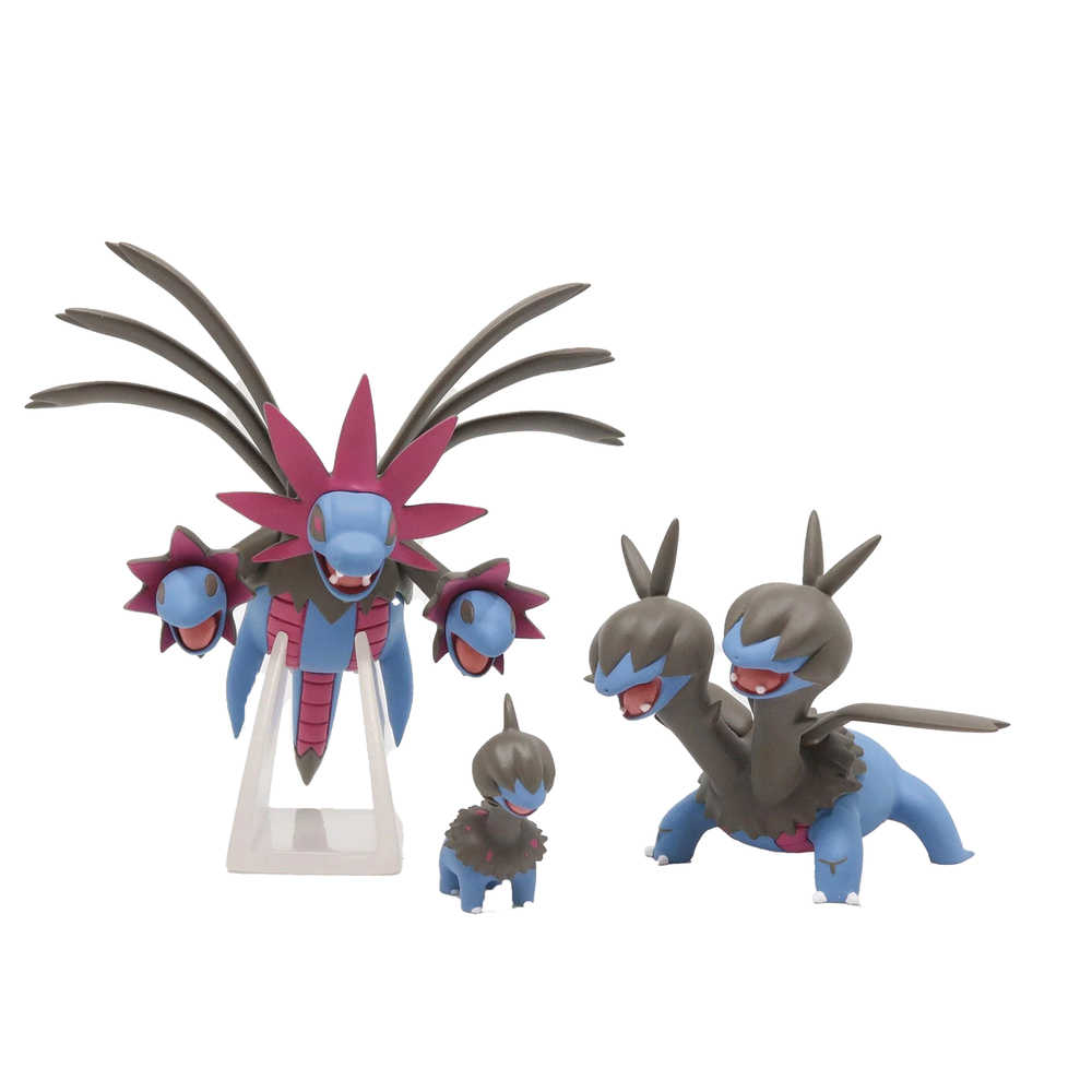 Pokemon Hydreigon Evolution Set Model Kit | Nerdhalla Games