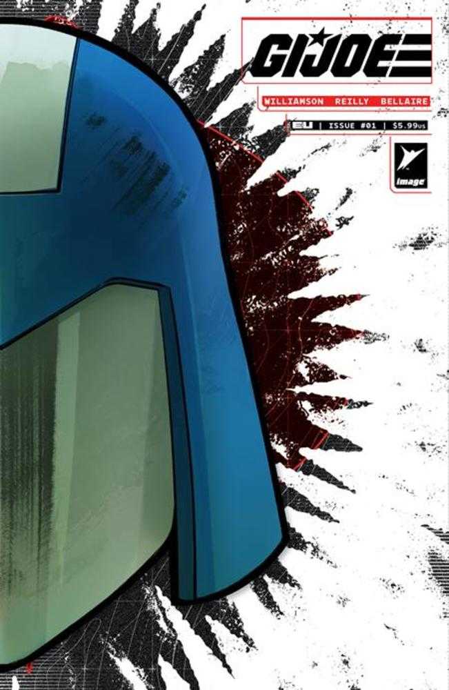 G.I. Joe #1 Cover R Andrea Milana Cobra Commander Mask Die Cut Foil Variant | Nerdhalla Games