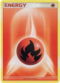 Fire Energy (2007 Unnumbered D P Style) [League & Championship Cards] | Nerdhalla Games