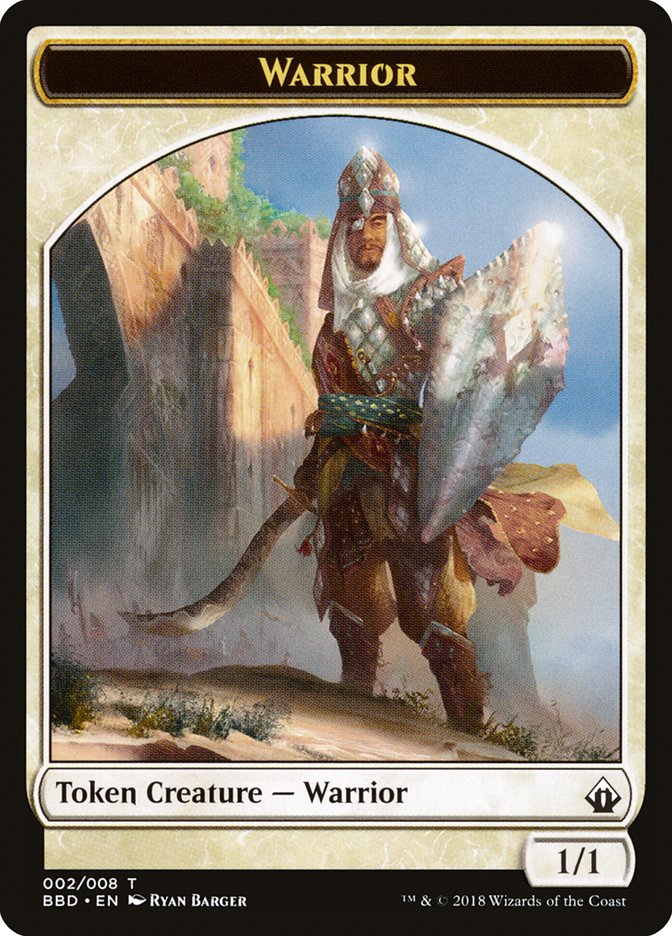 Warrior Token [Battlebond Tokens] | Nerdhalla Games