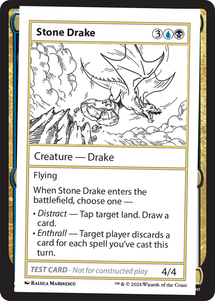 Stone Drake [Mystery Booster 2 Playtest Cards] | Nerdhalla Games