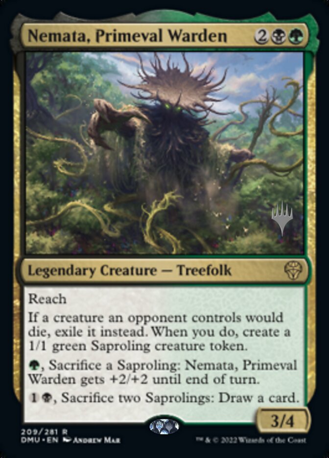 Nemata, Primeval Warden (Promo Pack) [Dominaria United Promos] | Nerdhalla Games