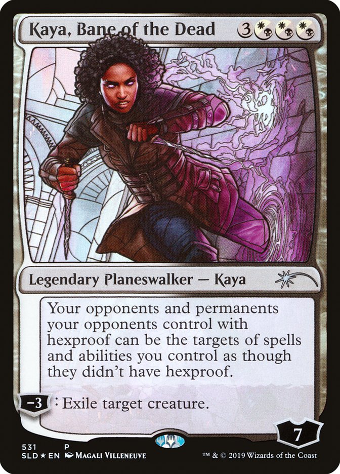 Kaya, Bane of the Dead (Stained Glass) [Secret Lair Drop Promos] | Nerdhalla Games