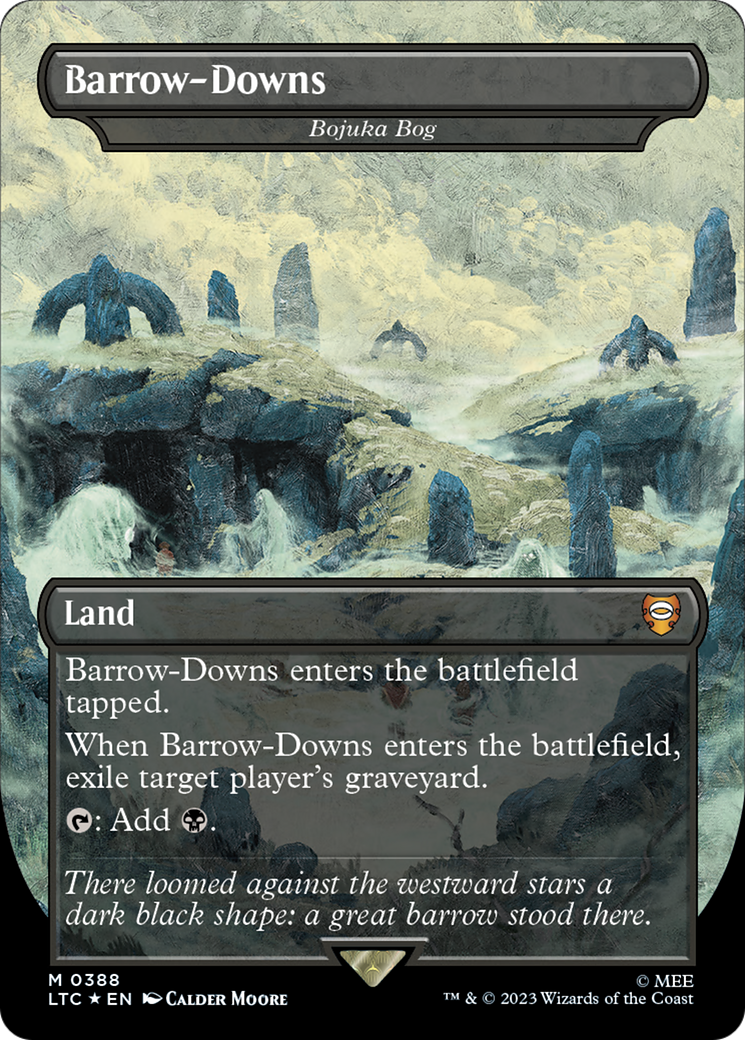 Barrow-Downs - Bojuka Bog (Surge Foil Realms and Relics) [The Lord of the Rings: Tales of Middle-Earth Commander] | Nerdhalla Games