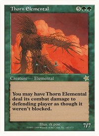 Thorn Elemental (Oversized) [Oversize Cards] | Nerdhalla Games