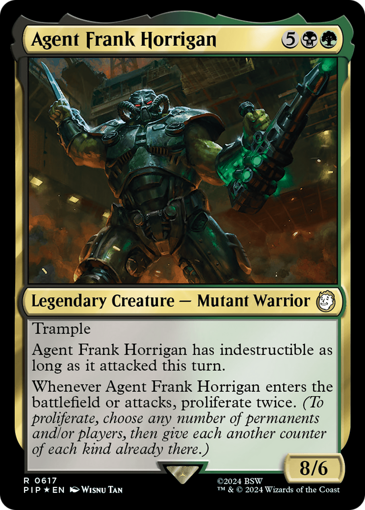 Agent Frank Horrigan (Surge Foil) [Fallout] | Nerdhalla Games