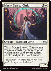 Moon-Blessed Cleric [Duskmourn: House of Horror Commander] | Nerdhalla Games