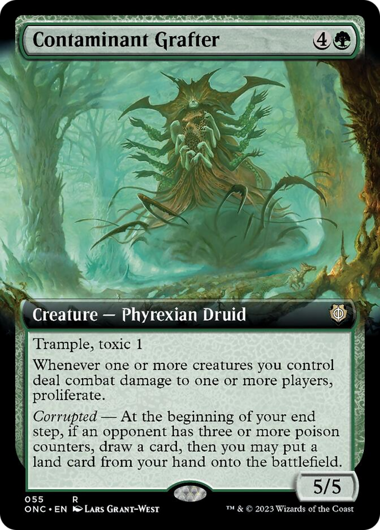 Contaminant Grafter (Extended Art) [Phyrexia: All Will Be One Commander] | Nerdhalla Games