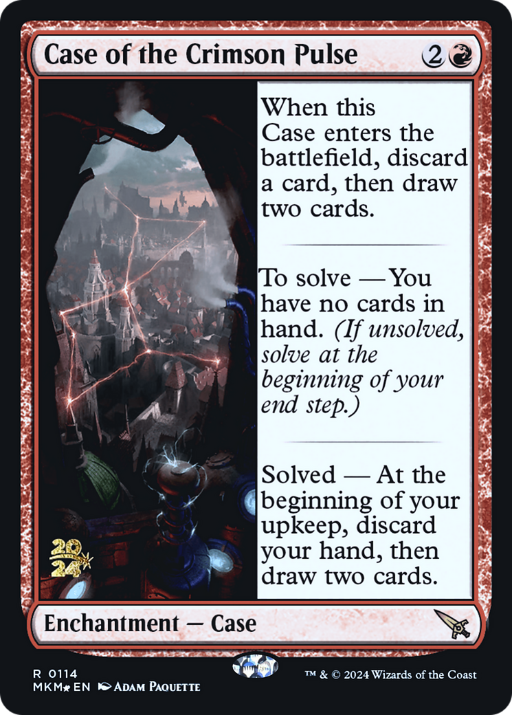 Case of the Crimson Pulse [Murders at Karlov Manor Prerelease Promos] | Nerdhalla Games