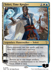 Teferi, Time Raveler (White Border) [Mystery Booster 2] | Nerdhalla Games