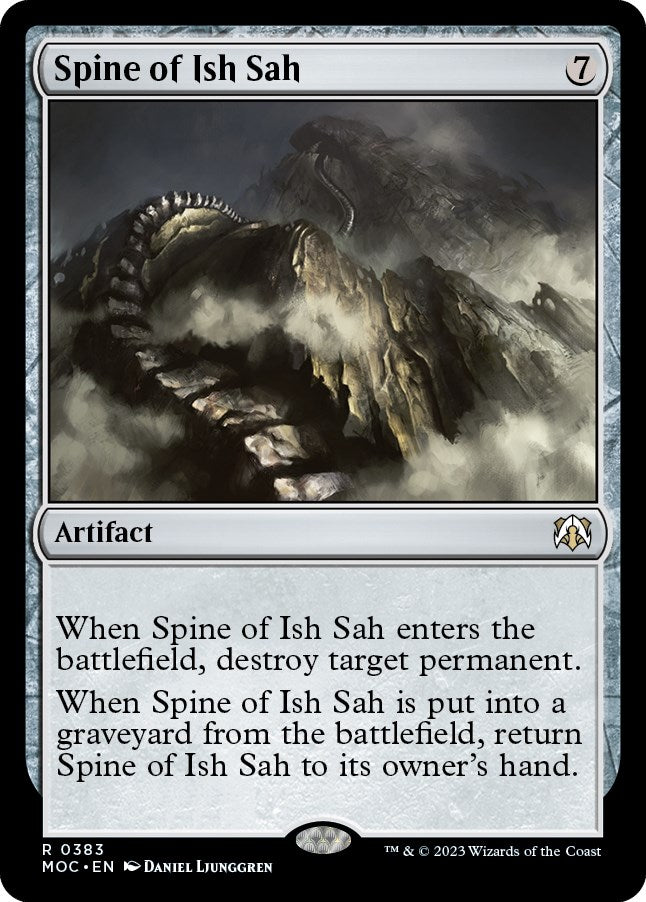 Spine of Ish Sah [March of the Machine Commander] | Nerdhalla Games