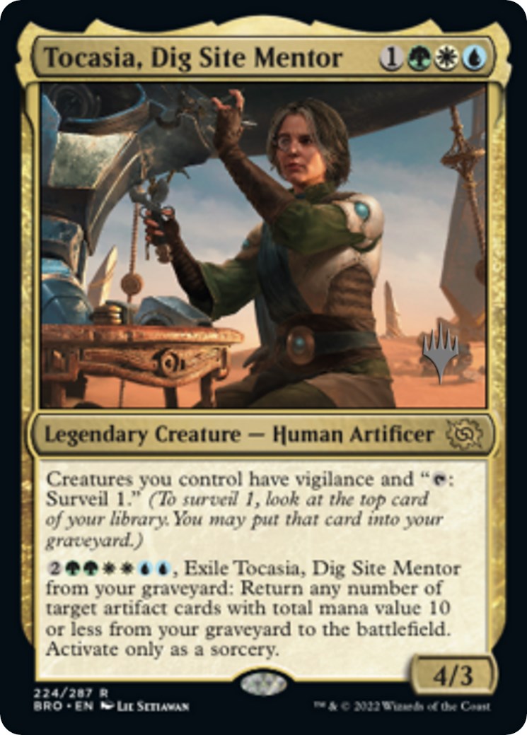 Tocasia, Dig Site Mentor (Promo Pack) [The Brothers' War Promos] | Nerdhalla Games