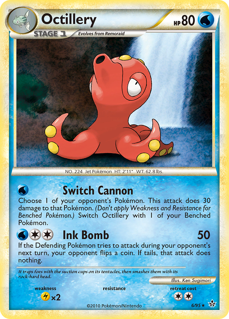 Octillery (6/95) [HeartGold & SoulSilver: Unleashed] | Nerdhalla Games