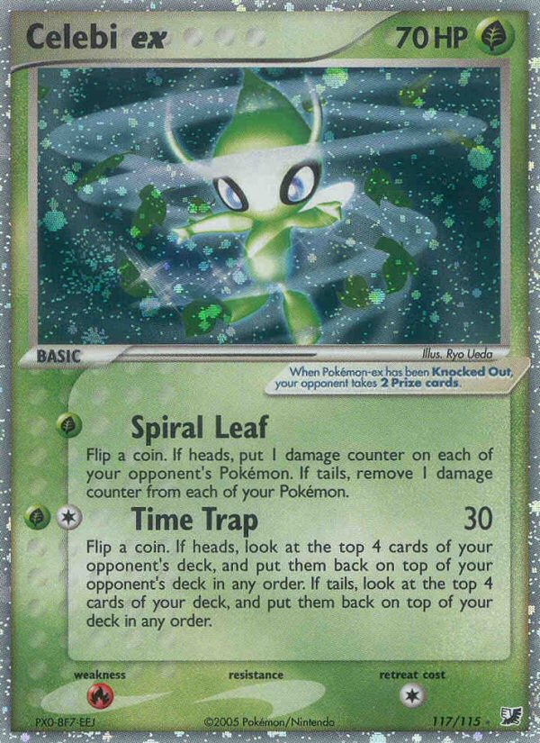 Celebi ex (117/115) [EX: Unseen Forces] | Nerdhalla Games