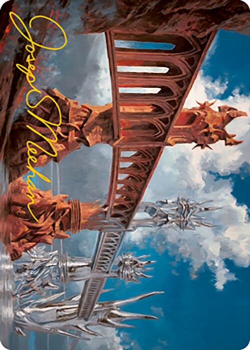 Silverbluff Bridge Art Card (Gold-Stamped Signature) [Modern Horizons 2 Art Series] | Nerdhalla Games