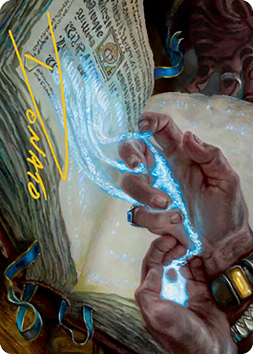 Mystic Redaction Art Card (Gold-Stamped Signature) [Modern Horizons 2 Art Series] | Nerdhalla Games