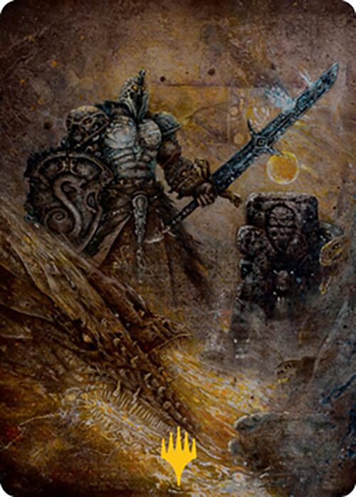 Dakkon, Shadow Slayer Art Card (48) (Gold-Stamped Signature) [Modern Horizons 2 Art Series] | Nerdhalla Games