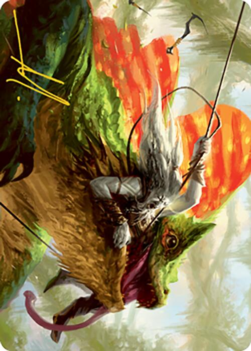 Captured by Lagacs Art Card (Gold-Stamped Signature) [Modern Horizons 2 Art Series] | Nerdhalla Games