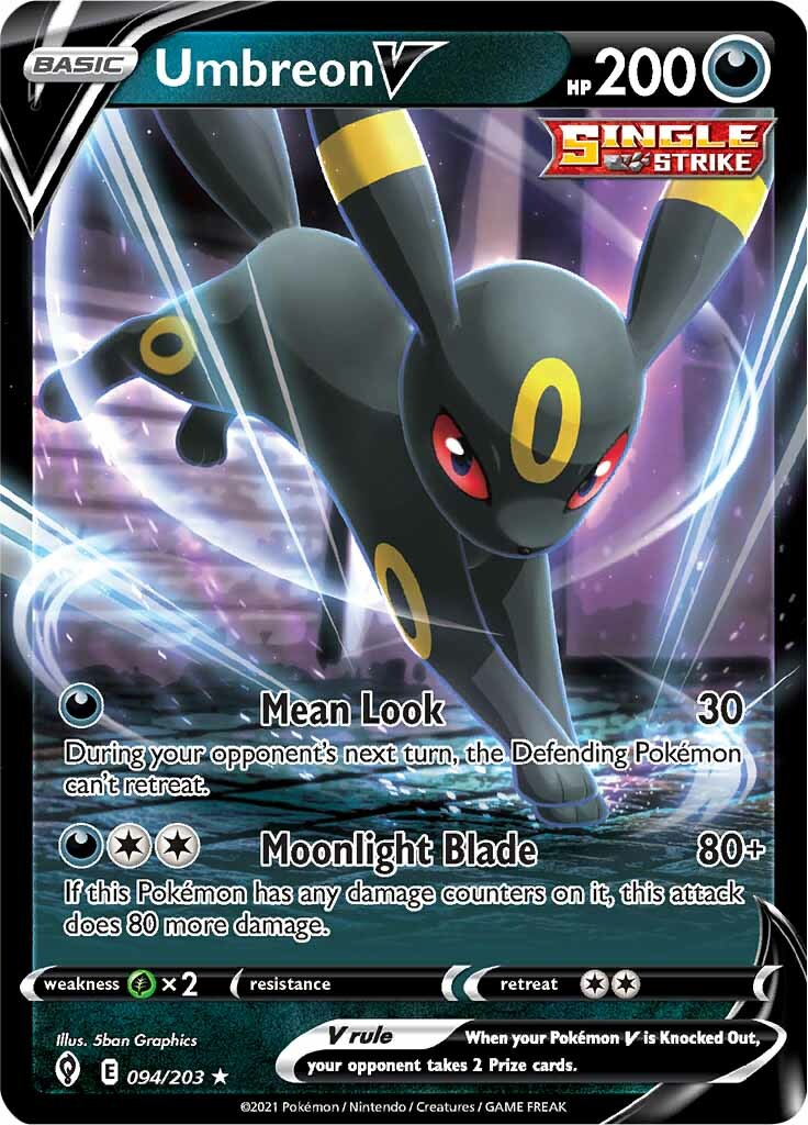 Umbreon V (094/203) [Sword & Shield: Evolving Skies] | Nerdhalla Games