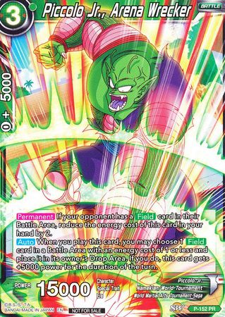 Piccolo Jr., Arena Wrecker (Power Booster: World Martial Arts Tournament) (P-152) [Promotion Cards] | Nerdhalla Games