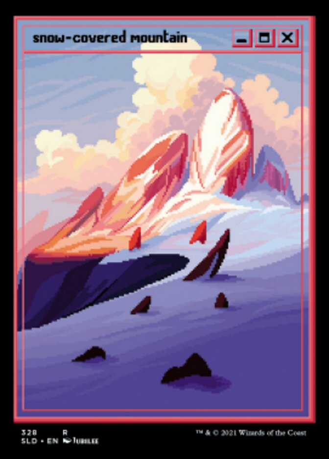 Snow-Covered Mountain (328) [Secret Lair Drop Series] | Nerdhalla Games