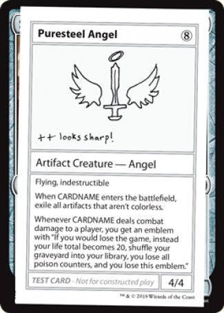 Puresteel Angel (2021 Edition) [Mystery Booster Playtest Cards] | Nerdhalla Games