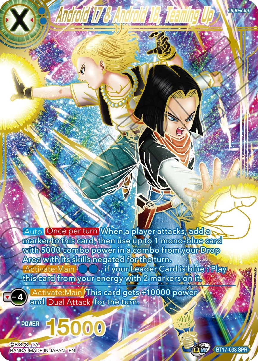 Android 17 & Android 18, Teaming Up (SPR) (BT17-033) [Ultimate Squad] | Nerdhalla Games