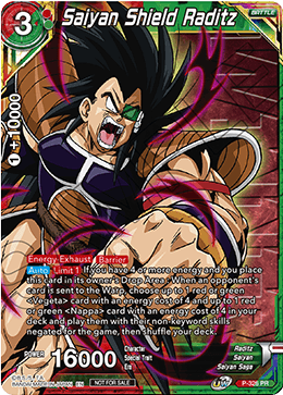 Saiyan Shield Raditz (Winner Stamped) (P-326) [Tournament Promotion Cards] | Nerdhalla Games