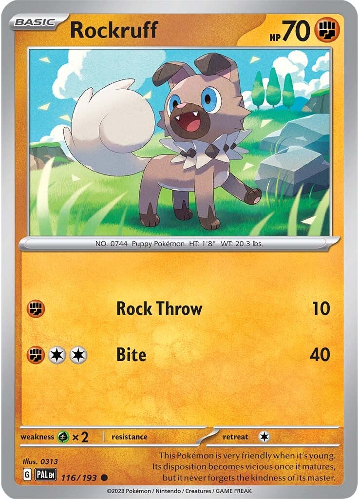 Rockruff (116/193) [Scarlet & Violet: Paldea Evolved] | Nerdhalla Games