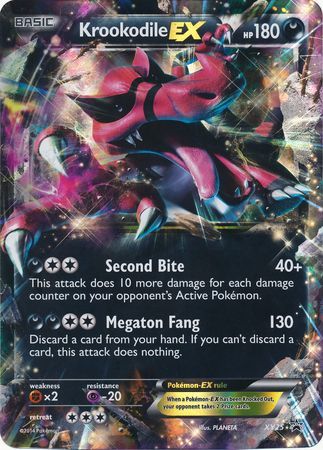 Krookodile EX (XY25) (Jumbo Card) [XY: Black Star Promos] | Nerdhalla Games