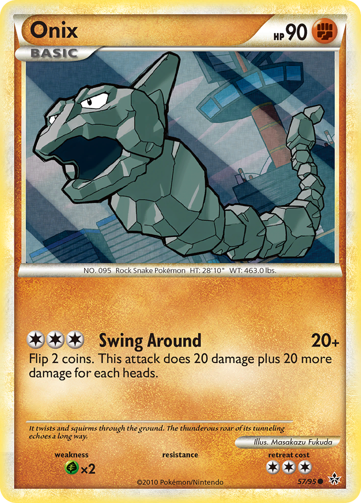 Onix (57/95) [HeartGold & SoulSilver: Unleashed] | Nerdhalla Games