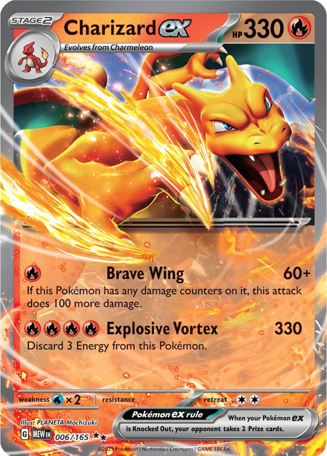 Charizard ex (006/165) [Scarlet & Violet: 151] | Nerdhalla Games