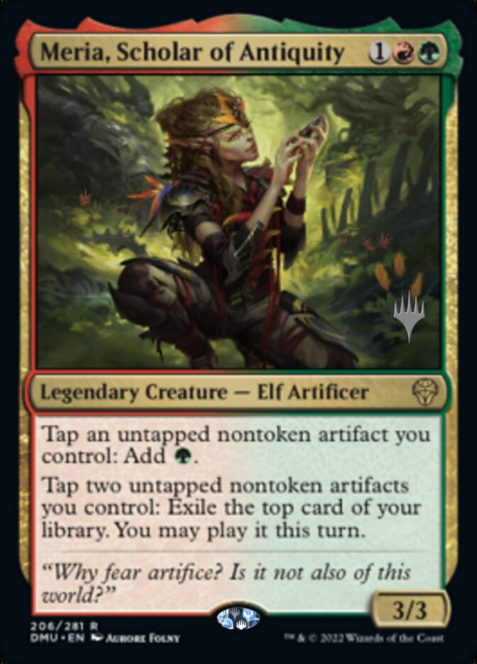 Meria, Scholar of Antiquity (Promo Pack) [Dominaria United Promos] | Nerdhalla Games