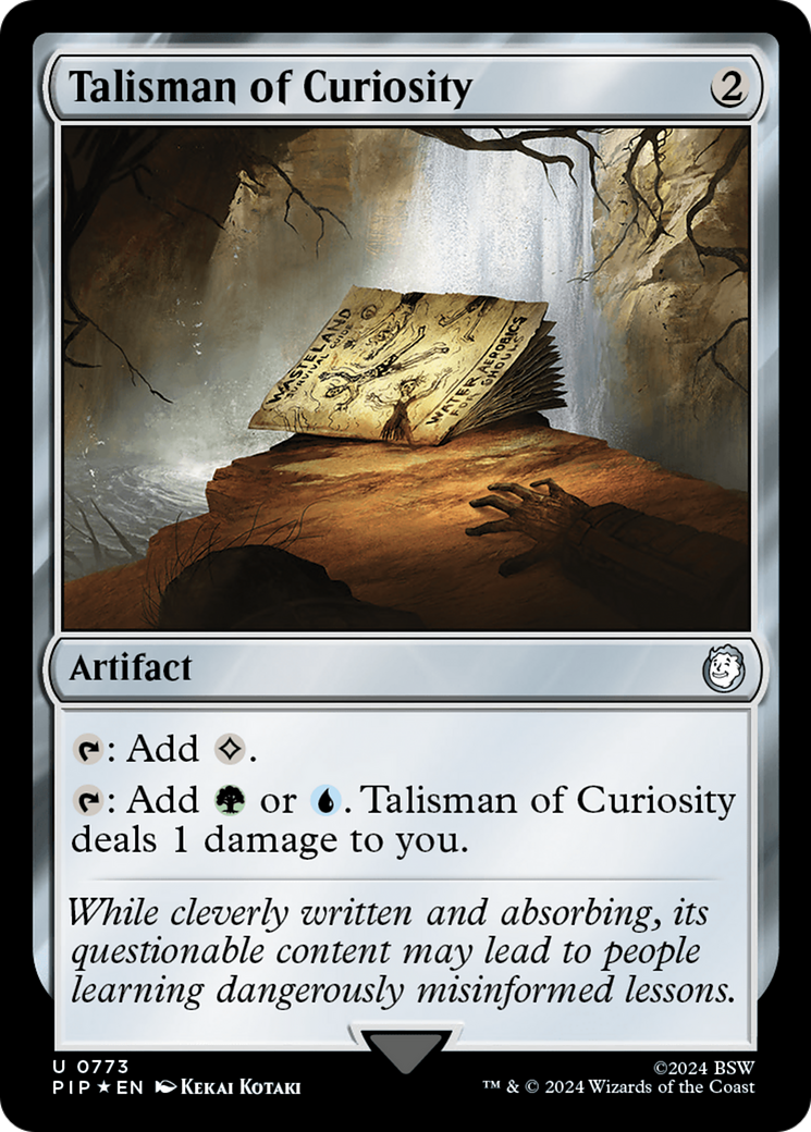 Talisman of Curiosity (Surge Foil) [Fallout] | Nerdhalla Games