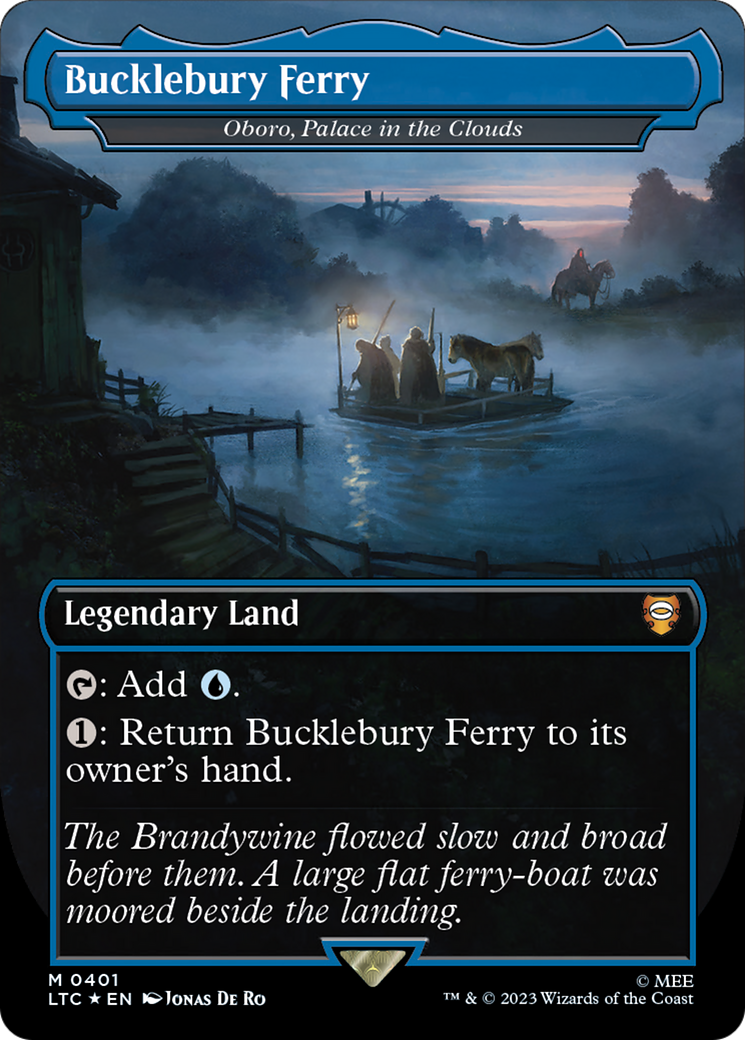 Bucklebury Ferry - Oboro, Palace in the Clouds (Surge Foil Realms and Relics) [The Lord of the Rings: Tales of Middle-Earth Commander] | Nerdhalla Games