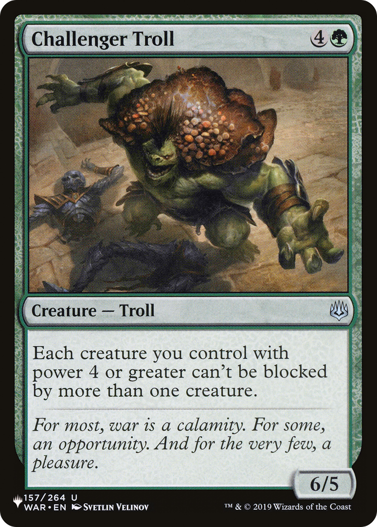 Challenger Troll [The List Reprints] | Nerdhalla Games