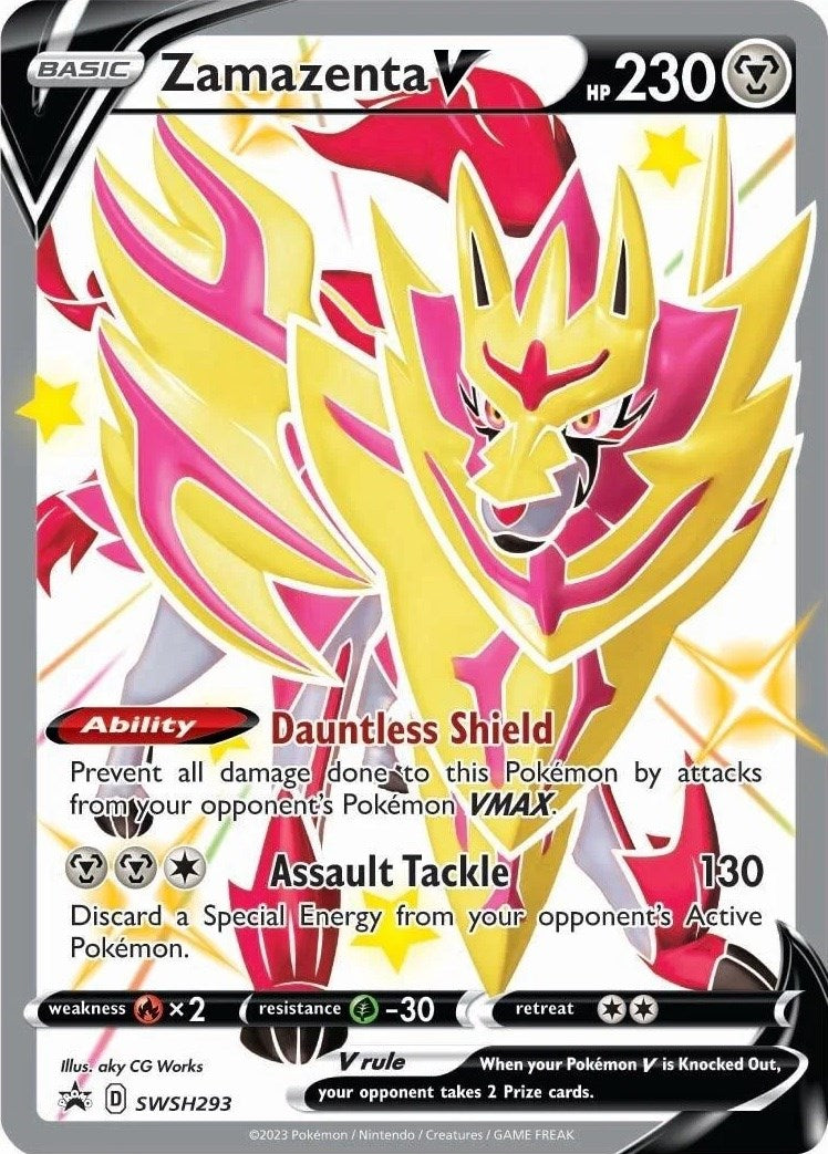 Zamazenta V (SWSH293) [Sword & Shield: Black Star Promos] | Nerdhalla Games