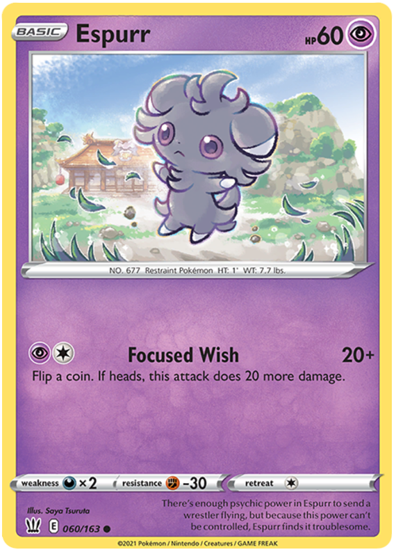 Espurr (060/163) [Sword & Shield: Battle Styles] | Nerdhalla Games