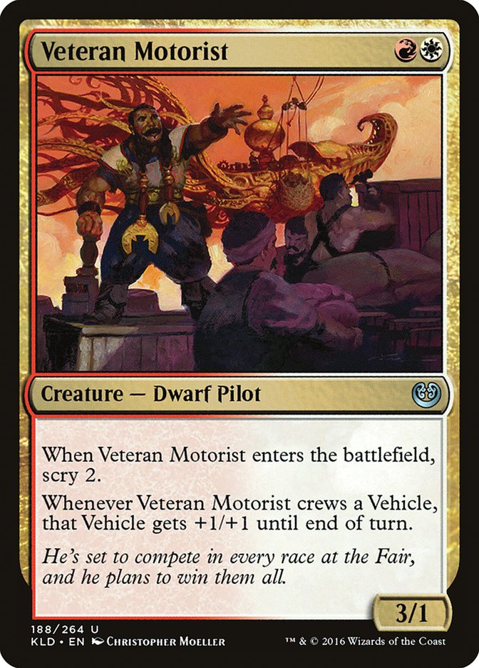 Veteran Motorist [Kaladesh] | Nerdhalla Games