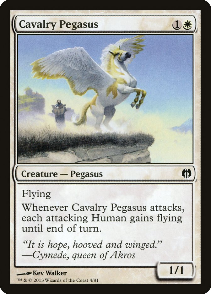 Cavalry Pegasus [Duel Decks: Heroes vs. Monsters] | Nerdhalla Games