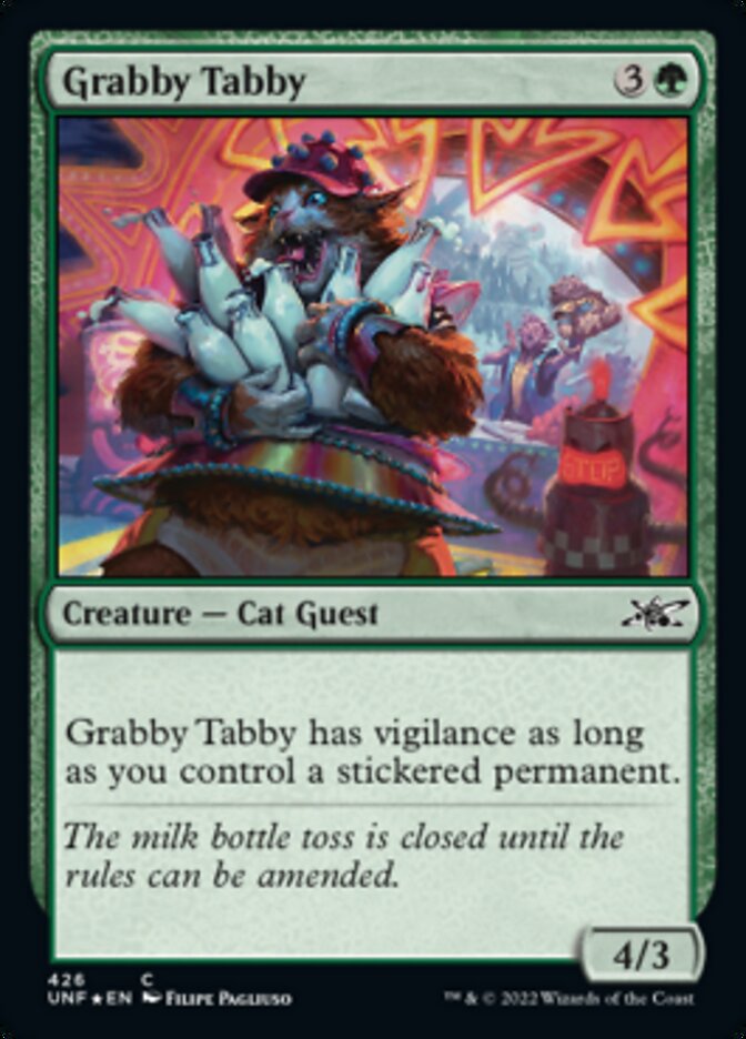 Grabby Tabby (Galaxy Foil) [Unfinity] | Nerdhalla Games