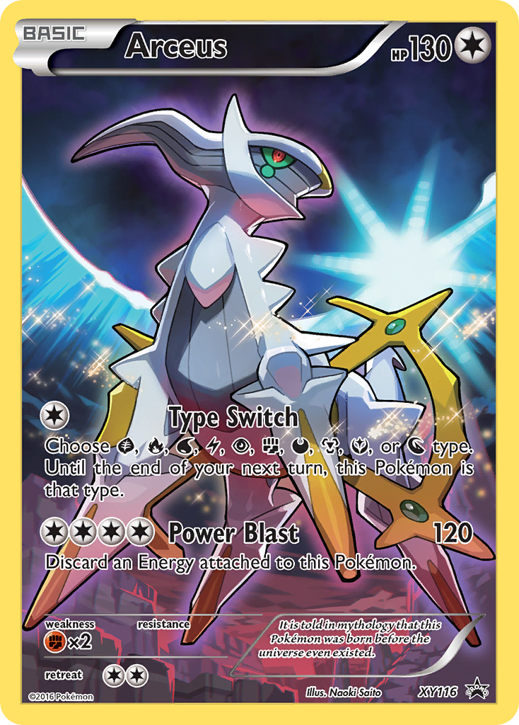 Arceus (XY116) [XY: Black Star Promos] | Nerdhalla Games