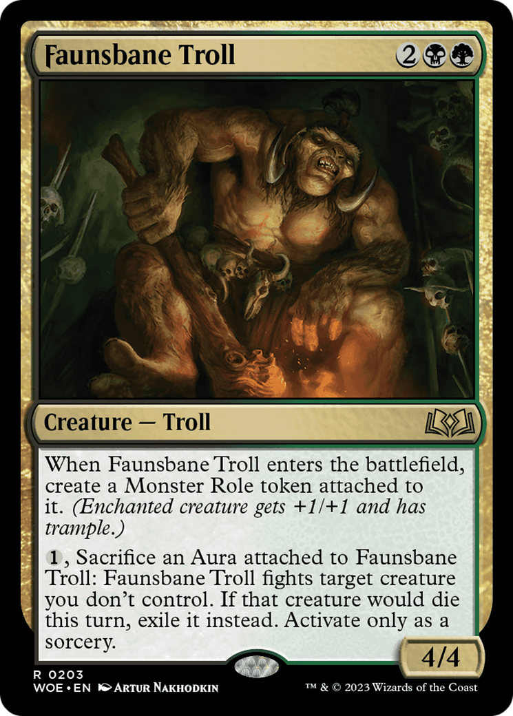 Faunsbane Troll [Wilds of Eldraine] | Nerdhalla Games