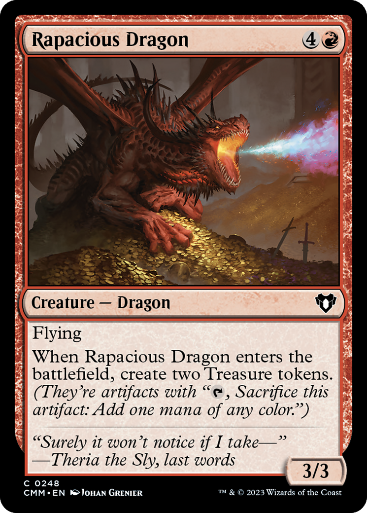 Rapacious Dragon [Commander Masters] | Nerdhalla Games