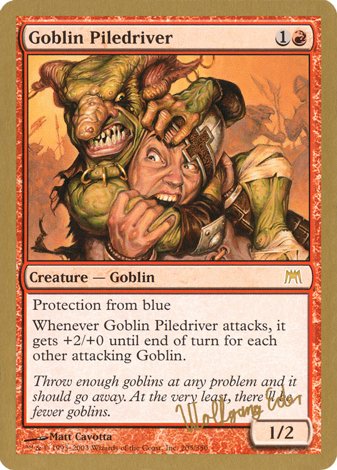 Goblin Piledriver (Wolfgang Eder) [World Championship Decks 2003] | Nerdhalla Games